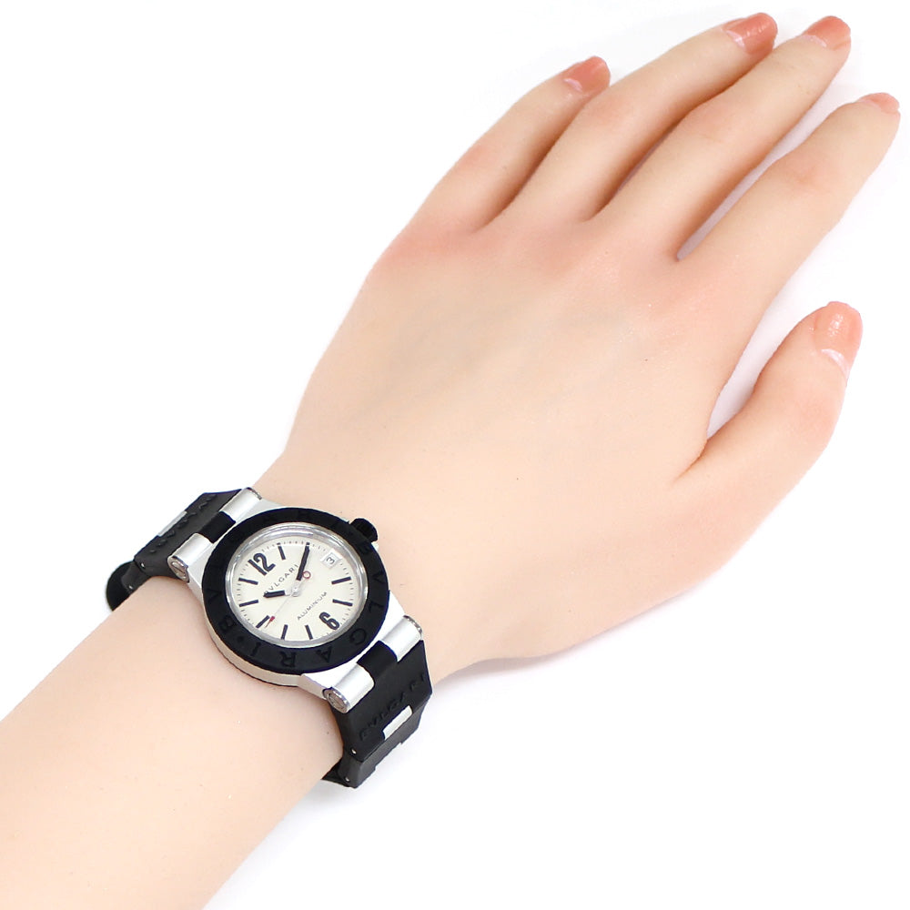 ブルガリ アルミニウム 腕時計 アルミ AL32TA クオーツ レディース 1年