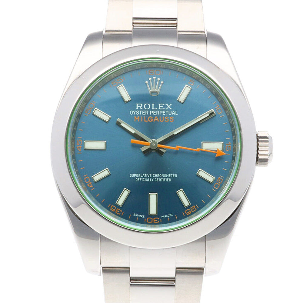 ロレックス ROLEX ミルガウス 腕時計 ステンレススチール 116400GV ...