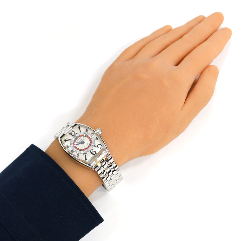 フランクミュラー ヴェガス 腕時計 ステンレススチール 5850VEGAS 自動巻き メンズ 1年保証 FRANCK MULLER 【中古】 –  【公式】リサイクルキング オンラインショップ