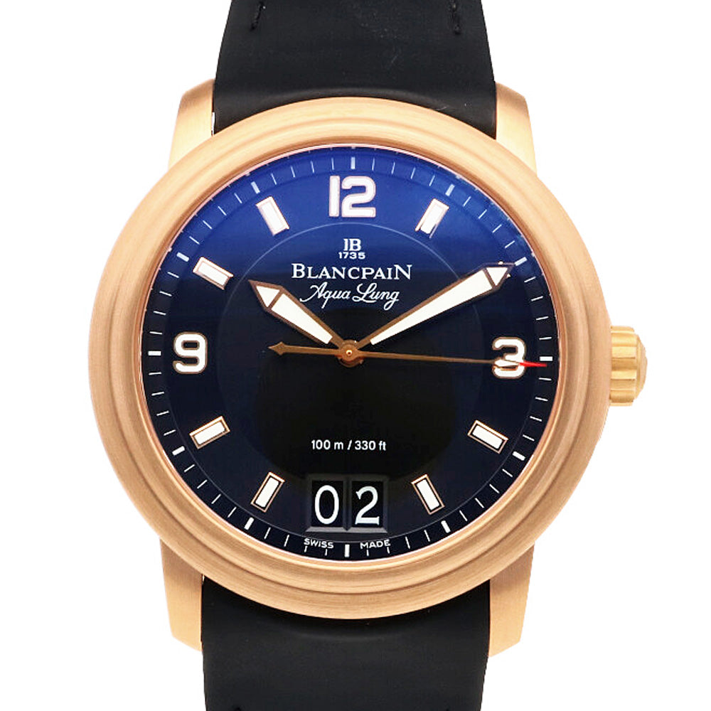 Blancpain Aqualung Watch, 18K Pink Gold, Automatic, Men's, 1 Year