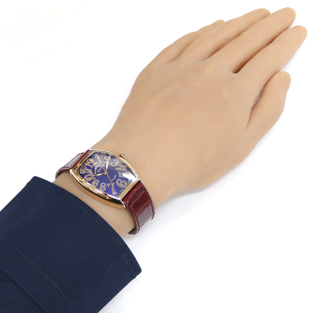 FRANCK MULLER フランクミュラー トノーカーベックス サンセット 腕時計 18金 K18ピンクゴールド 5850SC 自動巻き –  【公式】リサイクルキング オンラインショップ