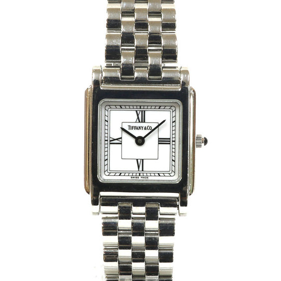 TIFFANY&Co. Z3001.10.10A10A68A ギャラリー  腕時計 SS 革 レディース