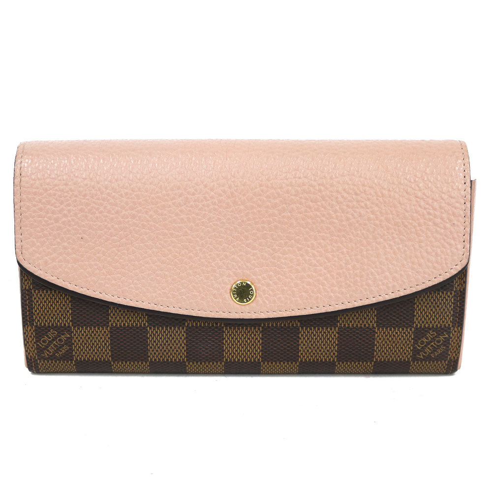 中古】 ルイ・ヴィトン LOUIS VUITTON 長財布 ダミエ エベヌ