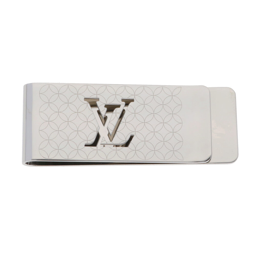 【中古】 ルイ・ヴィトン LOUIS VUITTON マネークリップ ビルクリップ パンス・ビエ・シャンゼリゼ スチール M65041 シルバー  ユニセックス【BIM】