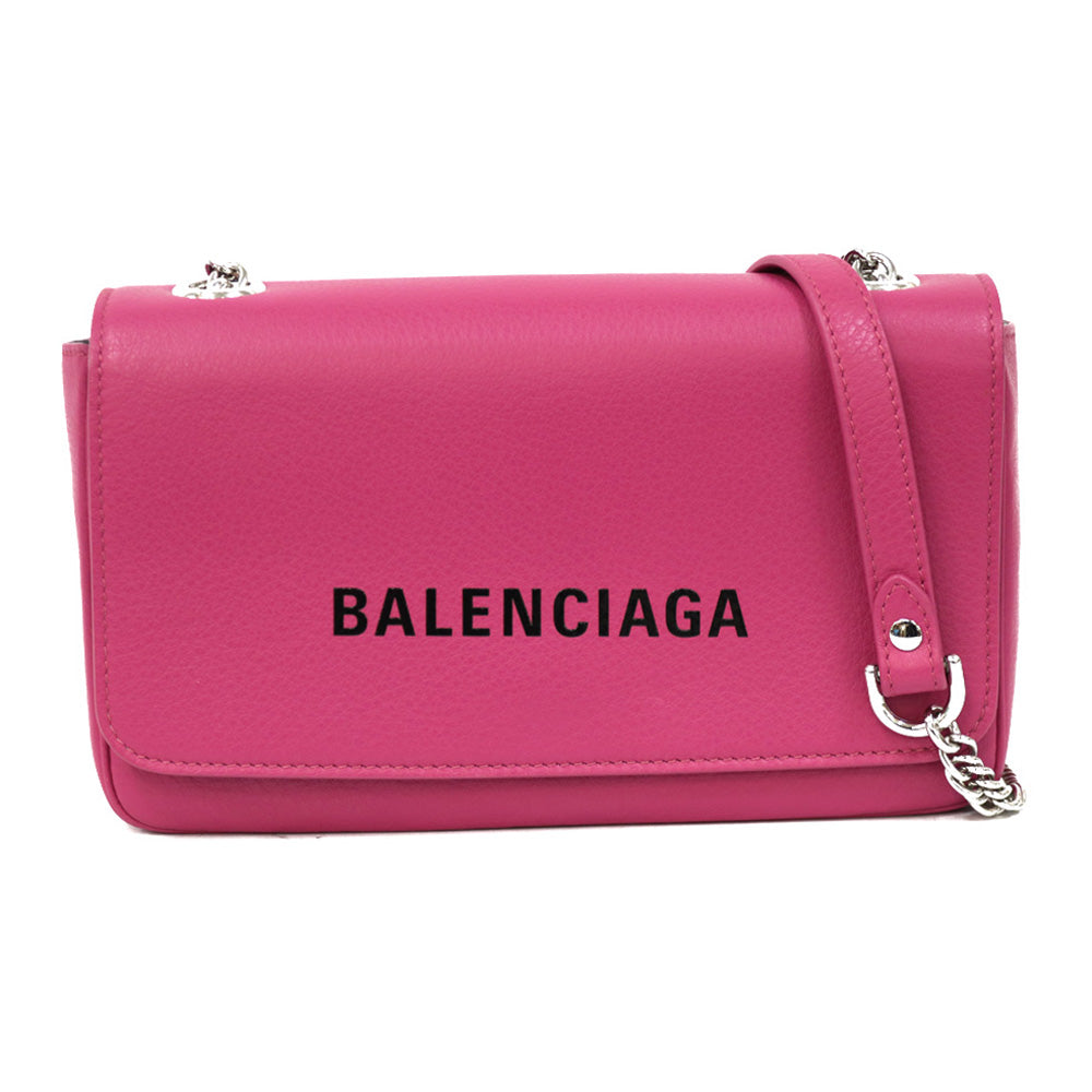 BALENCIAGA バレンシアガ ショルダーバッグ レザー ピンク レディース