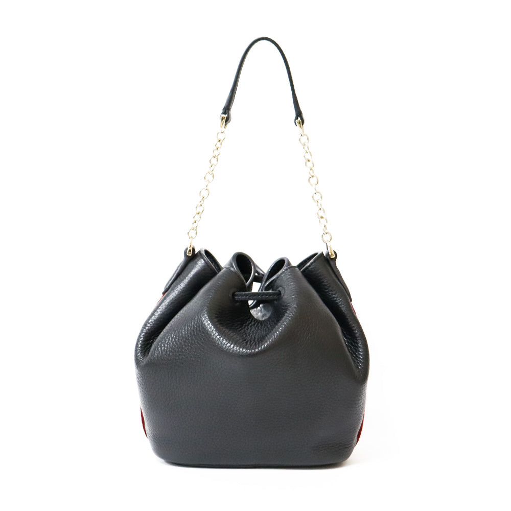 BALLY バリー ショルダーバッグ レザー ブラック レディース