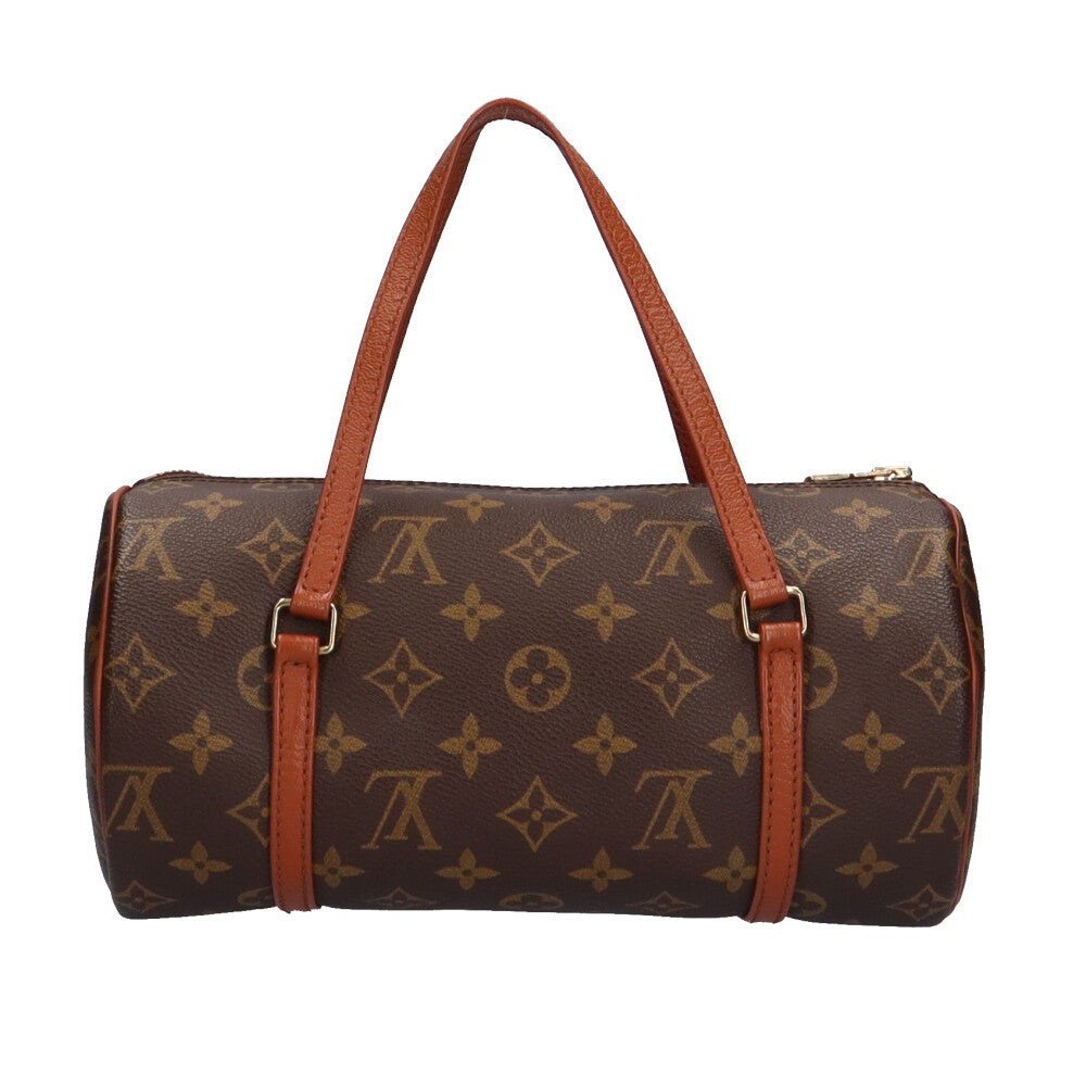 ルイヴィトン LOUIS VUITTON パピヨン26 モノグラム ハンドバッグ モノグラムキャンバス ブラウン レディース 中古