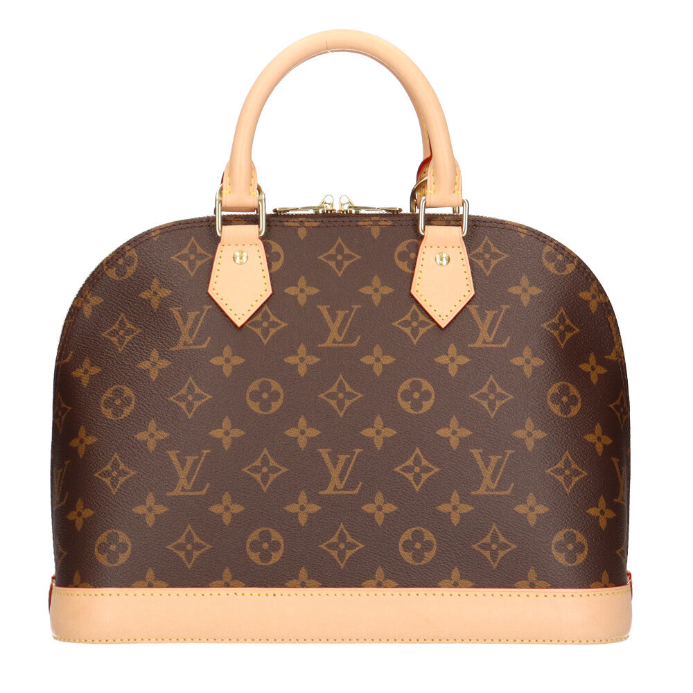 ルイヴィトン LOUIS VUITTON アルマPM モノグラム ハンドバッグ モノグラムキャンバス ブラウン レディース 中古