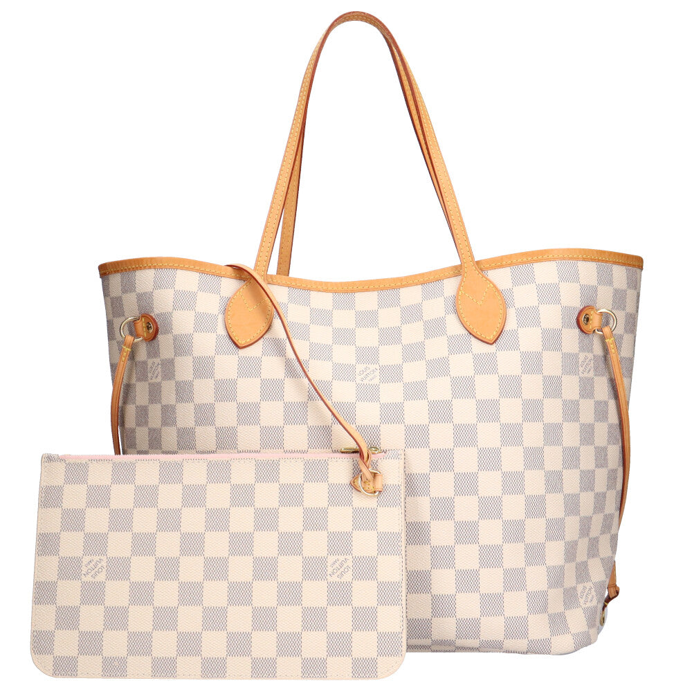 ルイヴィトン LOUIS VUITTON ネヴァーフルMM ダミエアズール トート ...