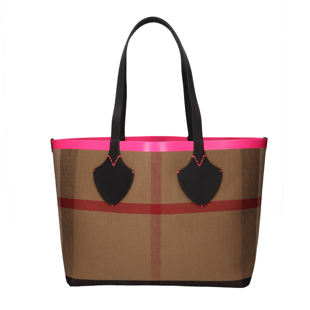 中古】 バーバリー BURBERRY トートバッグ ミディアムジャイアント