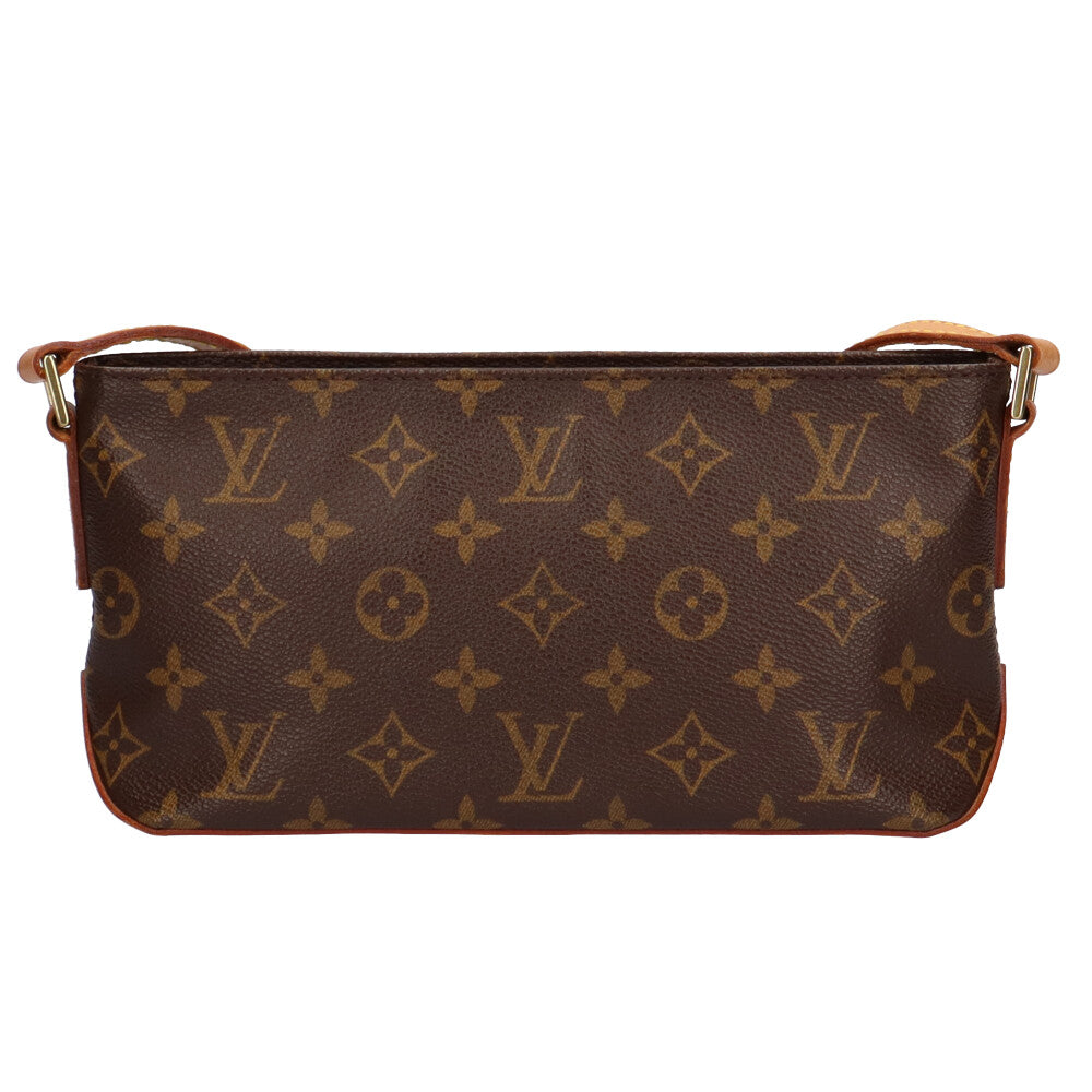 LOUIS VUITTON◇ダヌーブ_モノグラム_BRW/PVC/BRW/外ポケット内側劣化