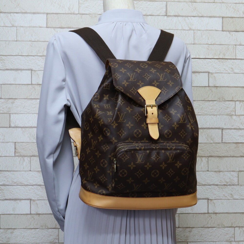 ルイヴィトン LOUIS VUITTON モンスリGM モノグラム リュック