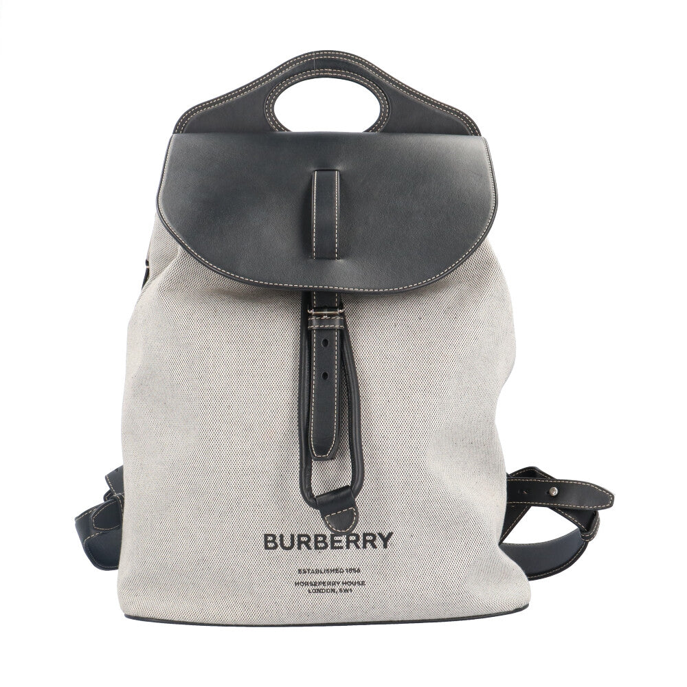 国内製造【週末限定セール！】BURBERRY バーバリー ホースフェリープリントリュック バッグ