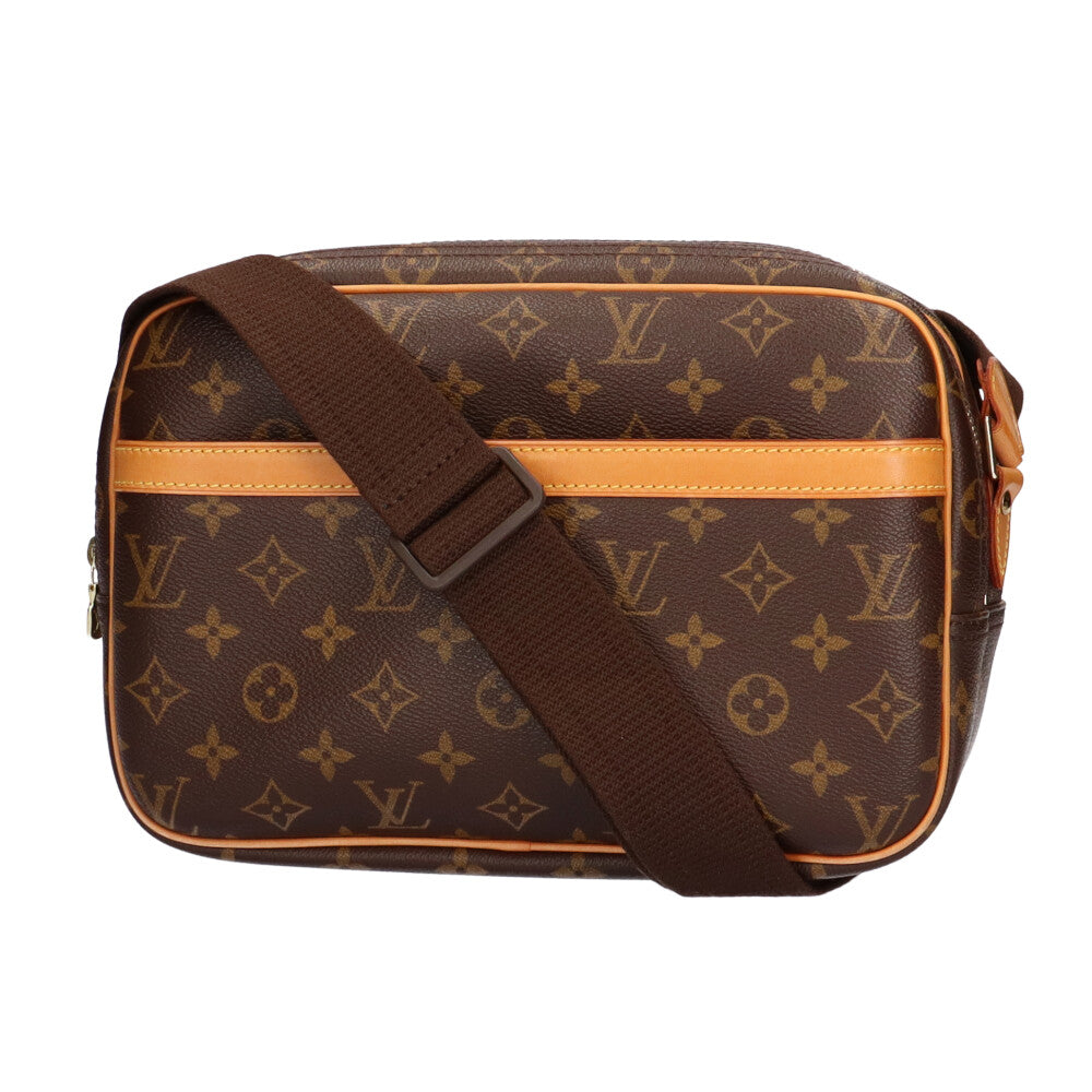 LOUIS VUITTON ルイヴィトン ショルダーバッグ モノグラム リポーターGM 斜め掛け かばん 鞄 ブラウン M45252    ゴールド金具 レディース 送料無料【中古品】 LOUIS VUITTON（ルイ・ヴィトン） リポーターPM モノグラム ショルダー