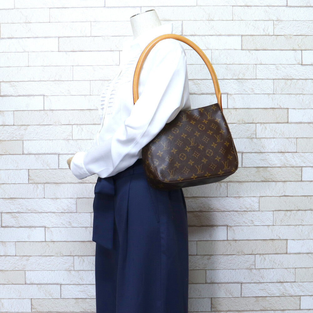 中古】 ルイ・ヴィトン LOUIS VUITTON ルーピングMM ショルダーバッグ ...