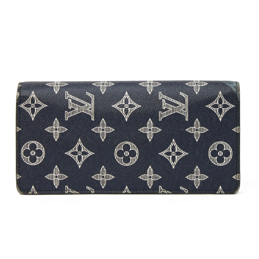 【中古】 ルイ・ヴィトン LOUIS VUITTON ポルトフォイユ ブラザ チャップマンブラザーズ 長財布 モノグラム サバンナ  モノグラムキャンバス M66025 ブラック メンズ【SH】【BIM】