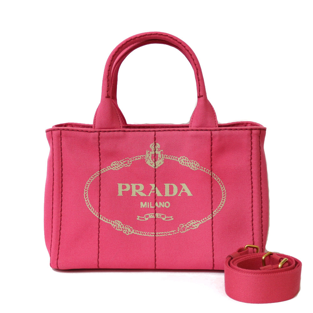 セール！ PRADA カナパS トートバッグ ハンドバッグ 三角ロゴ ゴールド