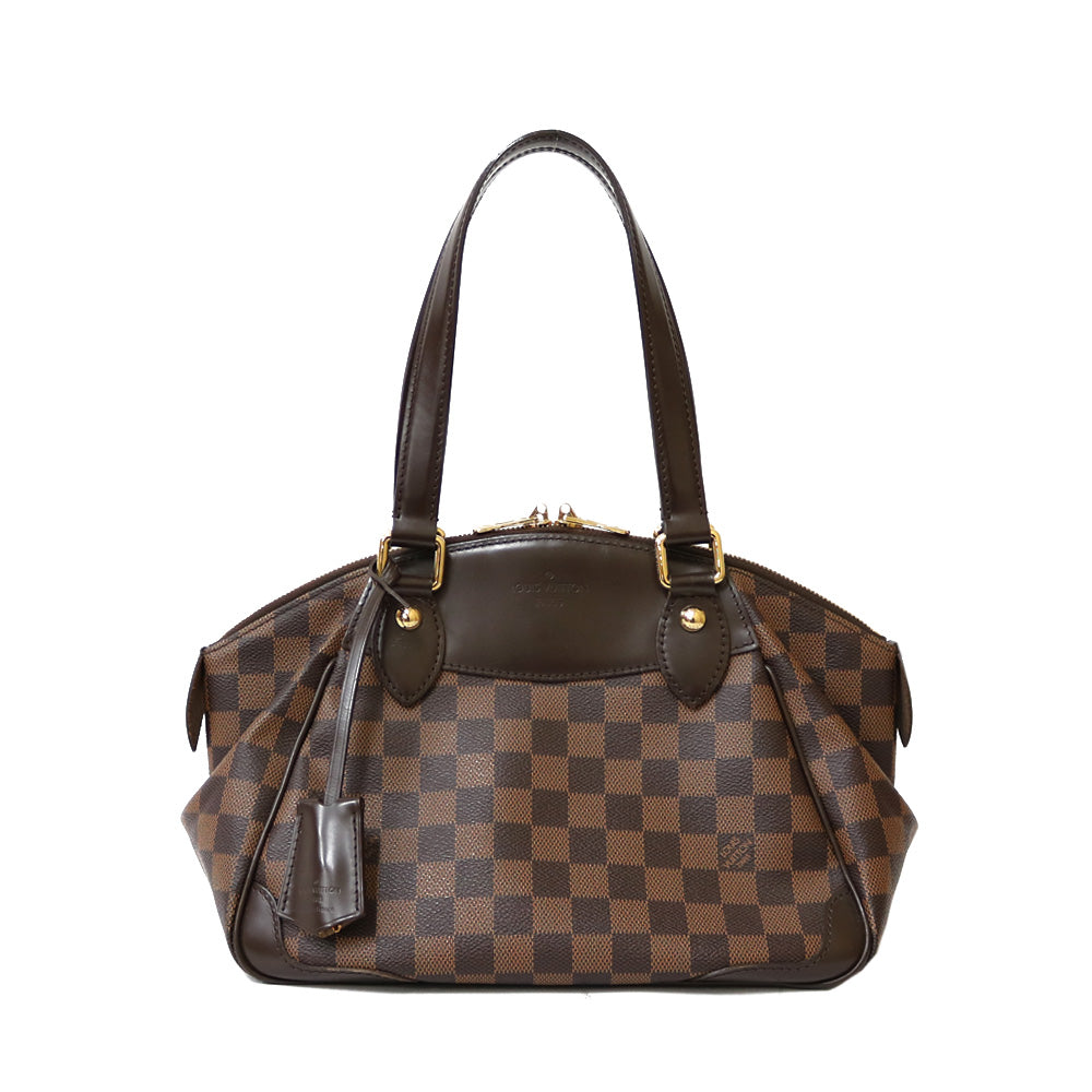 ルイヴィトン LOUIS VUITTON ヴェローナPM ダミエ ショルダーバッグ ダミエキャンバス ブラウン レディース 中古