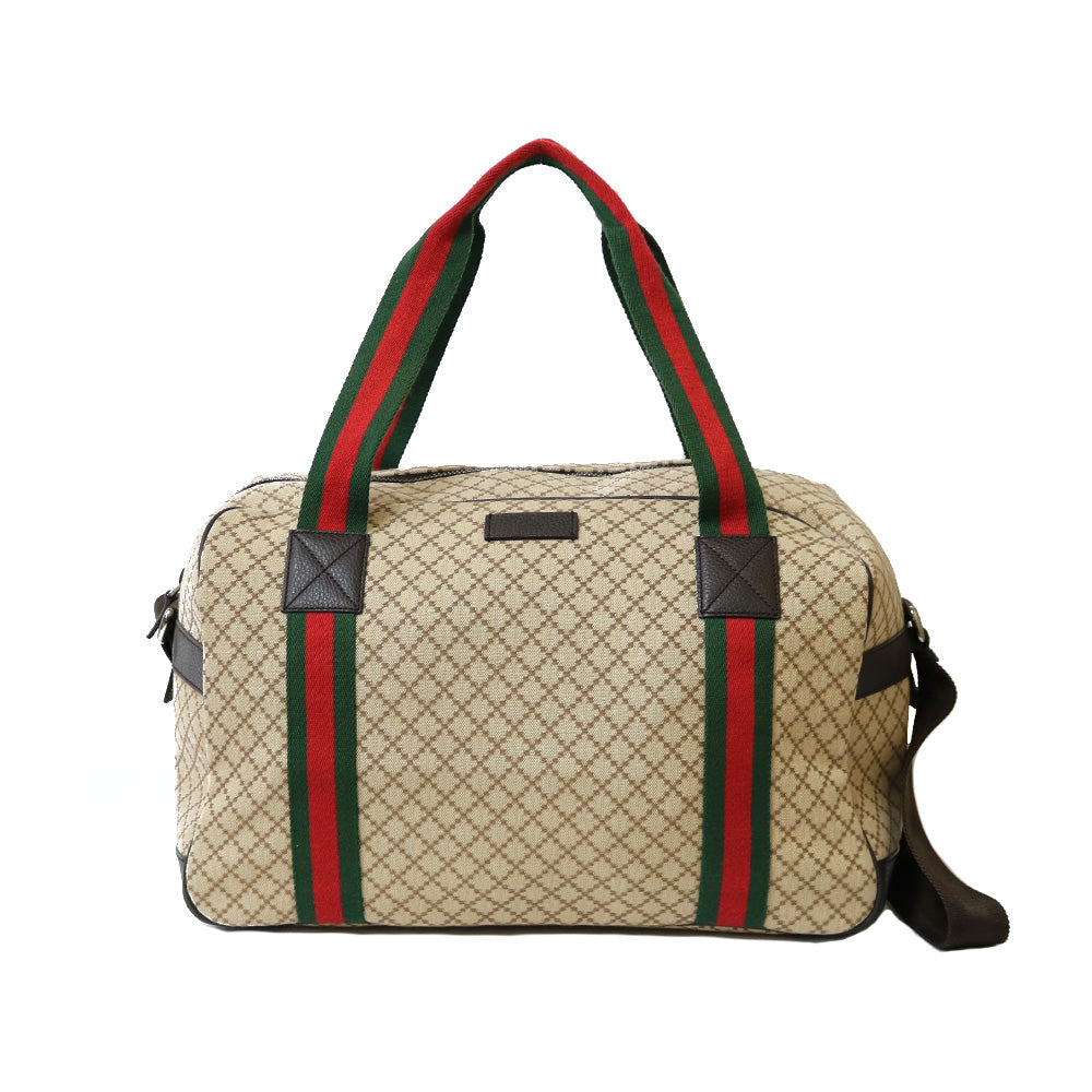 中古】 グッチ GUCCI ボストンバッグ ディアマンテ シェリーライン