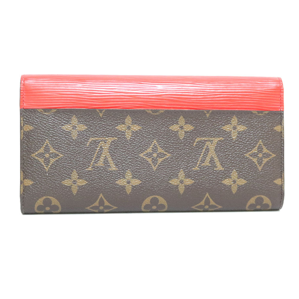 中古】 ルイ・ヴィトン LOUIS VUITTON 三つ折り財布 イニシャルT.N入り