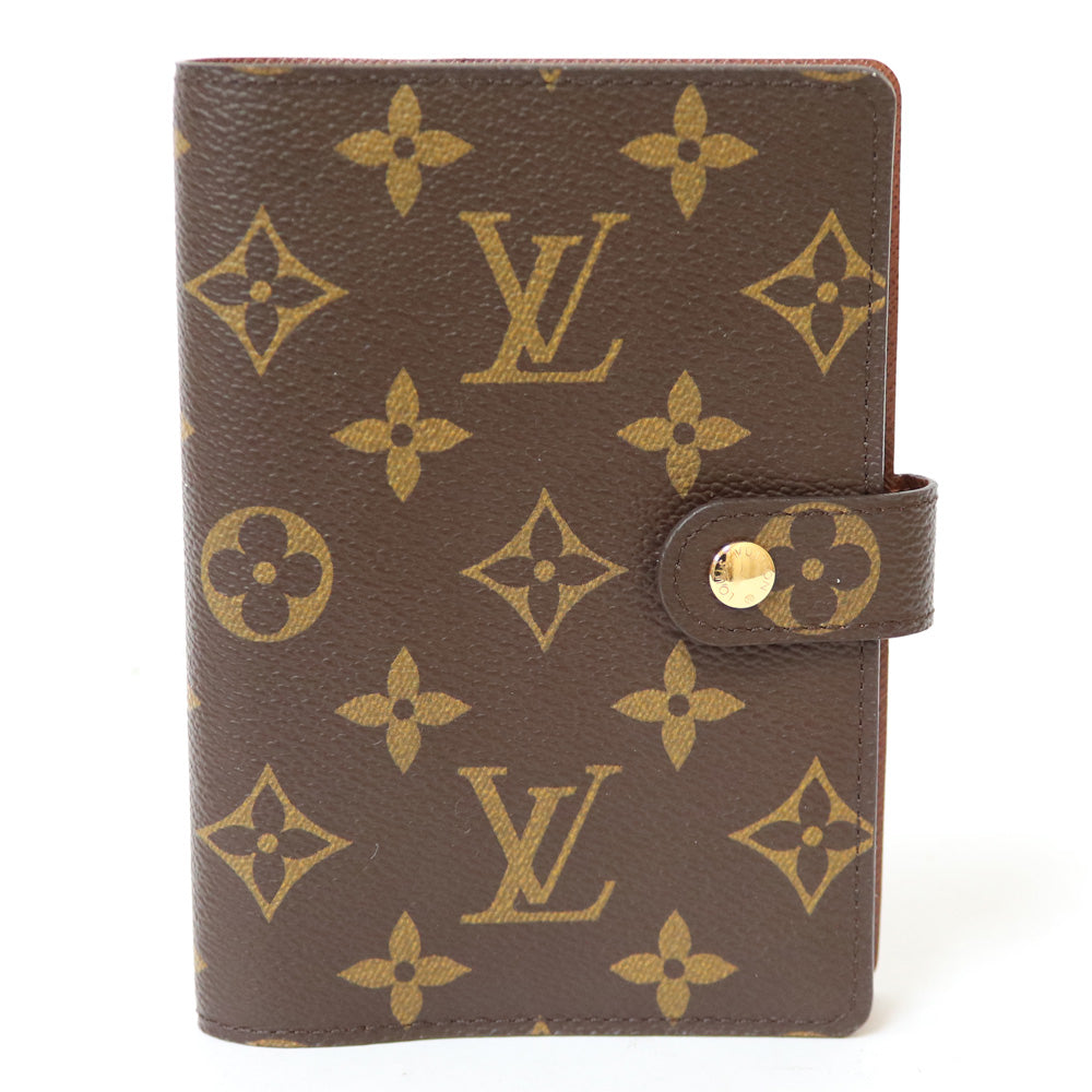 ルイヴィトン LOUIS VUITTON アジェンダPM モノグラム 手帳カバー