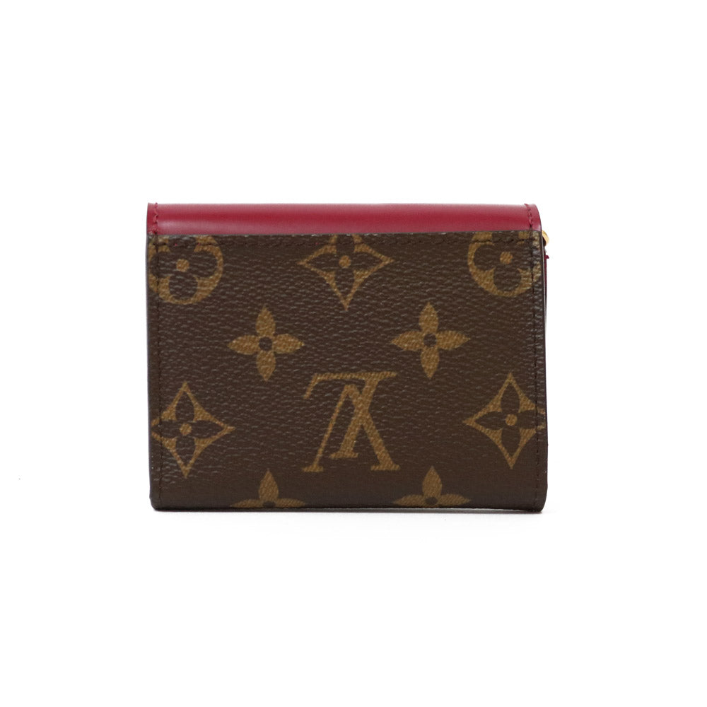 【限界値下げ祭40-OF】ルイヴィトン LOUIS VUITTON ポルトフォイユ・ゾエ モノグラム 三つ折り財布 レディース 中古