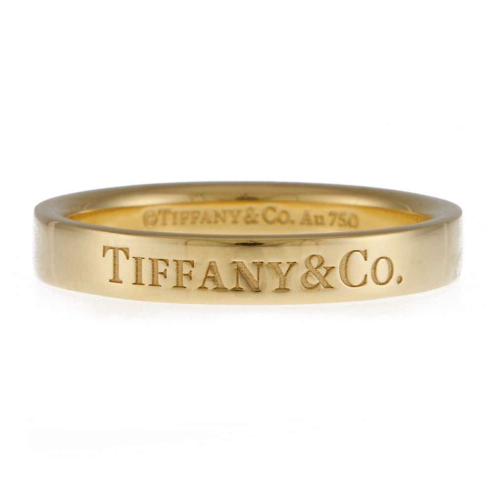 ティファニー TIFFANY&Co. フラットバンド リング・指輪 11号 18金 K18