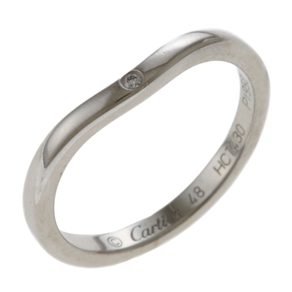 CARTIER バレリーナ ウエディング ダイヤモンド #48 リング・指輪 PT950 レディース