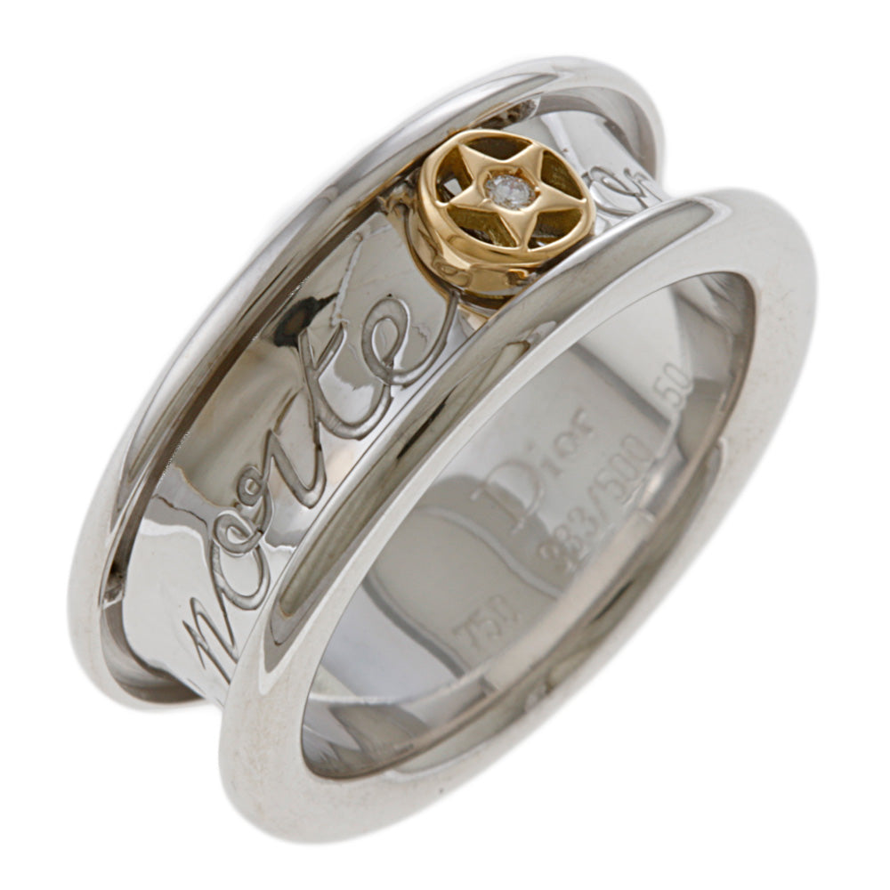 ディオール Dior リング・指輪 10号 18金 K18ホワイトゴールド
