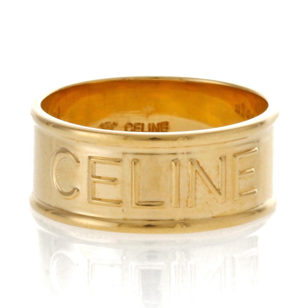 セリーヌ CELINE リング 指輪 12号 18金 K18イエローゴールド レディース