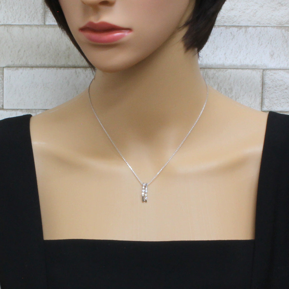 状態タサキ TASAKI ダイヤモンド/0.13ct デザイン ネックレス K18W