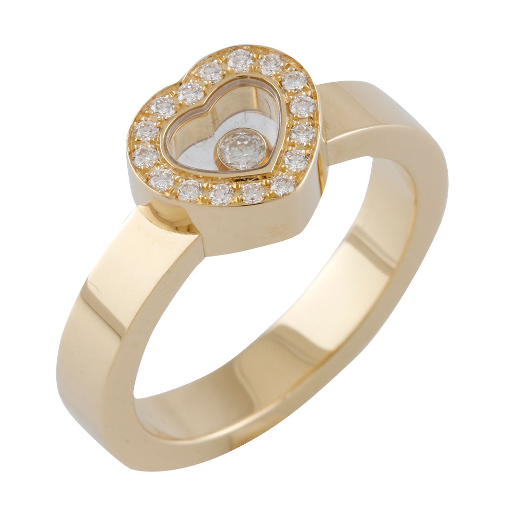 #️⃣ショパール　ハッピーショパール指輪ホワイトゴールドです