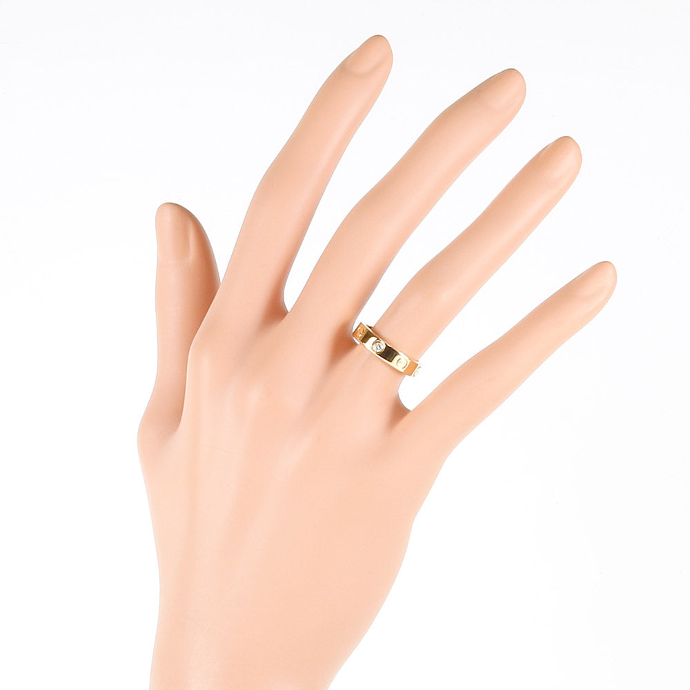 中古】 カルティエ CARTIER K18 リング 指輪 ダイヤモンド：1石