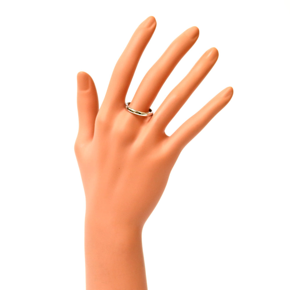 中古】 ティファニー TIFFANY&Co. Pt950 リング 指輪 18号 バンド