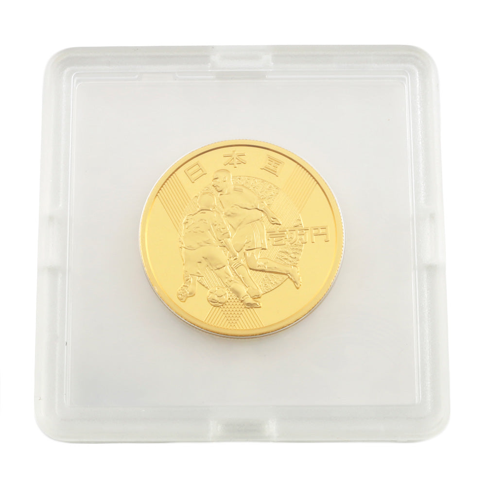 即納得価rarebookkyoto G240　記念コイン サッカー日韓大会　金貨2枚セット　15．6g　箱付き　2002年時　 限定品10萬 本物保証 山水、風月