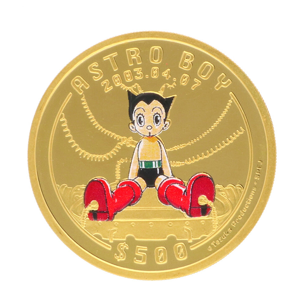 鉄腕アトム 誕生記念 ASTRO BOY 純金 500ドル シエラレオネ 2003年