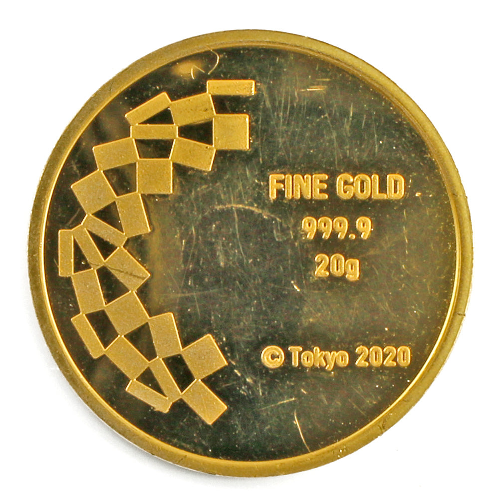 公式 東京2020オリンピック 純金メダリオン 大会エンブレム 記念コイン