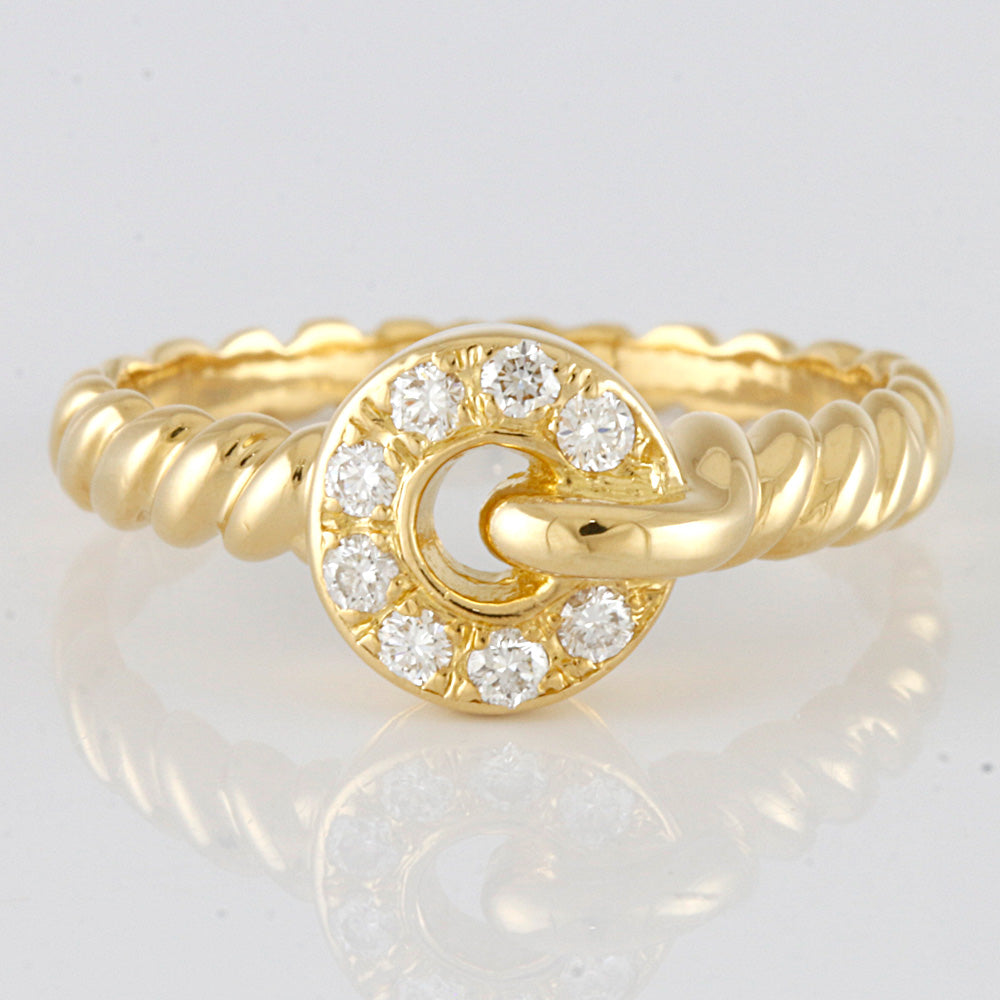 ディオール Dior リング・指輪 12号 K18ゴールド ダイヤモンド - www