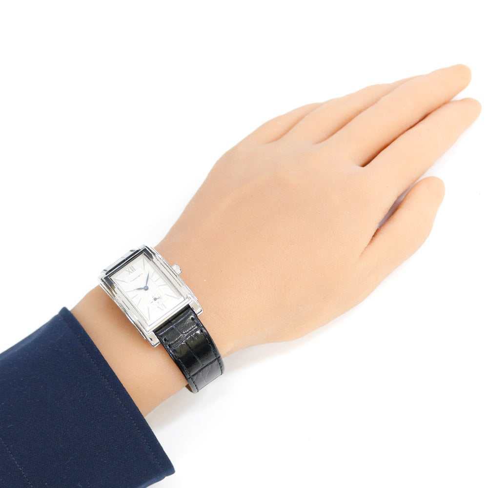 ティファニー TIFFANY&Co. グランドレクタンギュラー 腕時計 ステンレススチール Z0030.13.10A21A40A メンズ 中古  【1年保証】