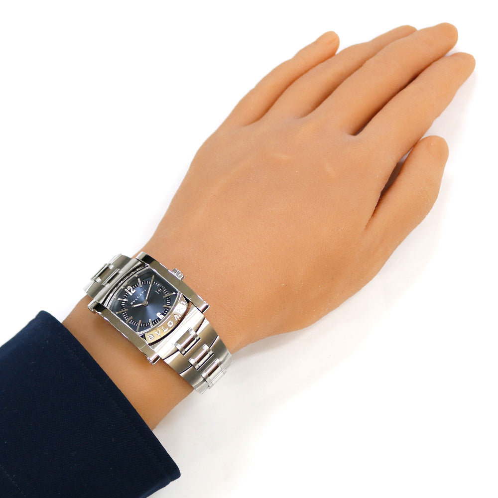 ブルガリ BVLGARI アショーマ 腕時計 ステンレススチール AA39S ユニセックス 中古 【1年保証】