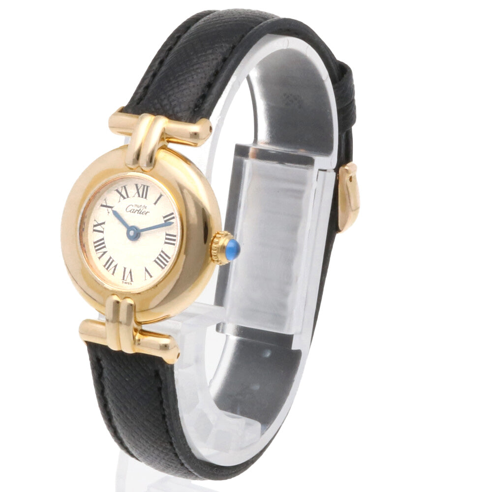 カルティエ Cartier マストコリゼヴェルメイユ 590002 GP/SS クオーツ レディース 腕時計