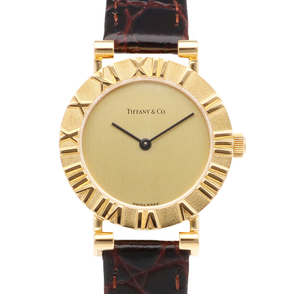 ティファニー TIFFANY&Co. アトラス 腕時計 18金 K18イエローゴールド ...