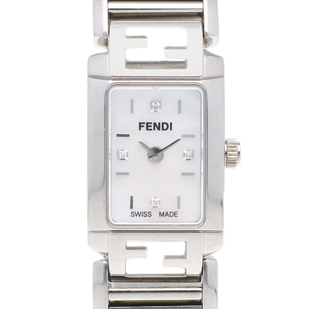 【動作OK】FENDI フェンディ 腕時計 1200Lシェル シルバー