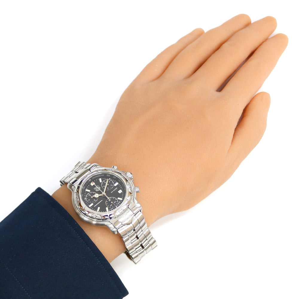 タグホイヤー TAG HEUER 6000シリーズ クロノグラフ 腕時計 ステンレススチール CH1113-0 メンズ 中古 【1年保証】