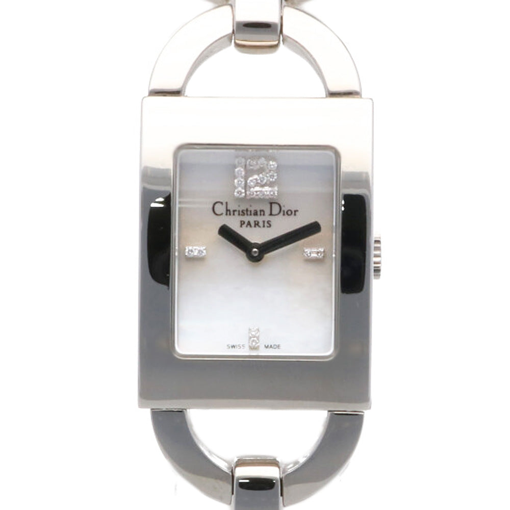 【中古】 クリスチャンディオール Christian Dior SS 腕時計 マリス ステンレススチール D108-109 シルバー  レディース【BIM】
