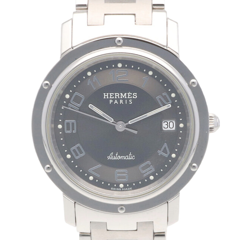エルメス HERMES クリッパー 腕時計 ステンレススチール CL1.810 メンズ 中古