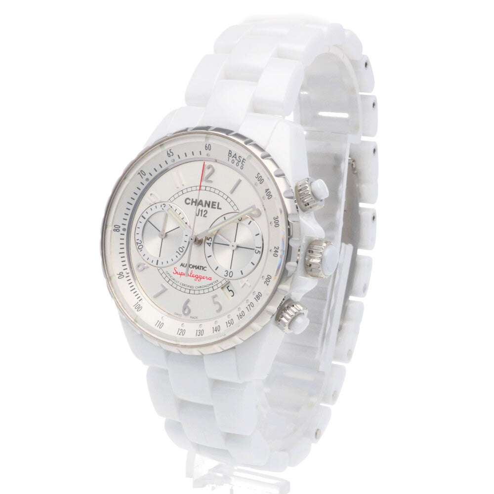 シャネル CHANEL J12 スーパーレッジェーラ 腕時計 ホワイトセラミック
