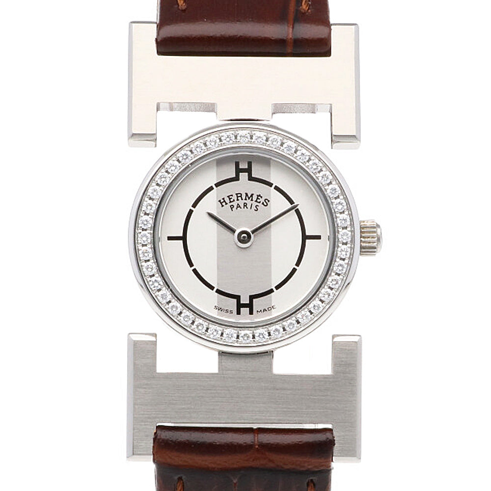 HERMES エルメス パプリカ 腕時計 ステンレススチール PA1.230 クオーツ レディース 1年保証 【中古】