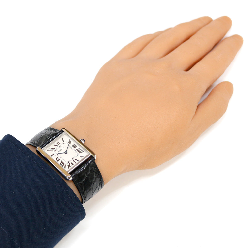 CARTIER カルティエ タンクソロLM 腕時計 ステンレススチール W520003 