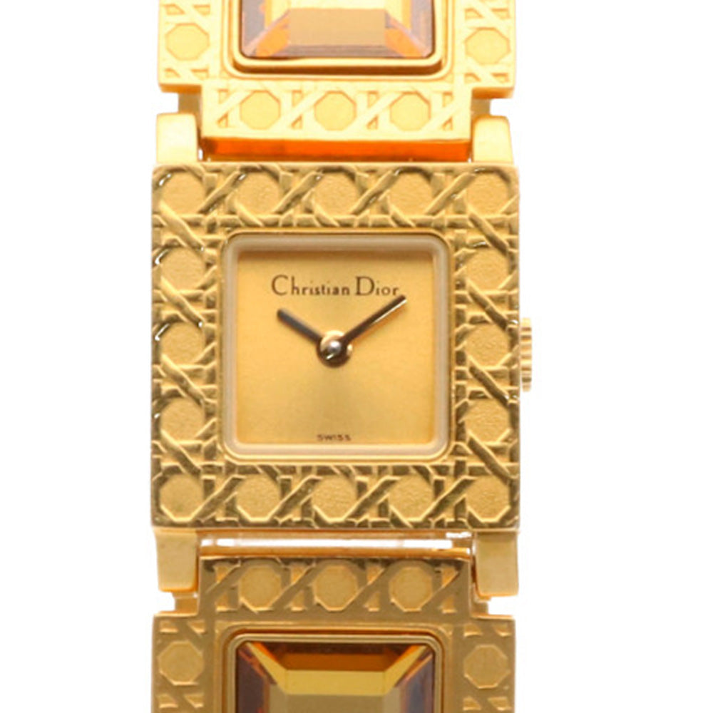 クリスチャンディオール Christian Dior ラ・パリジェンヌ 腕時計 GP D60-159 レディース 中古